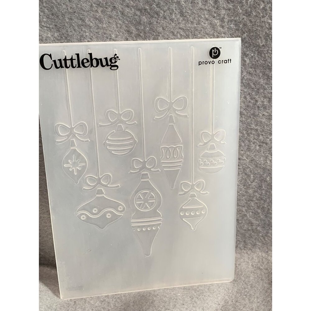 Cricut Cuttlebug Hanging Ornaments Embossing Folder